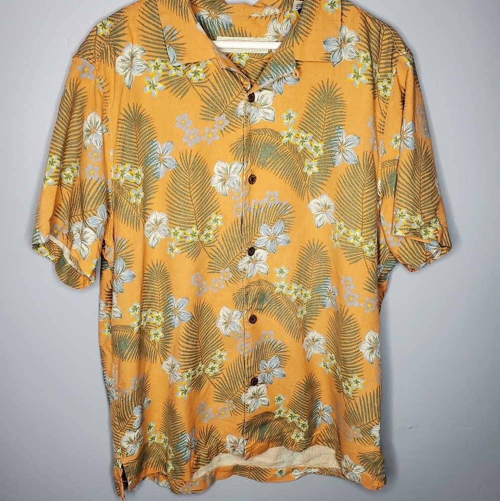 Tommy Bahama orange button down